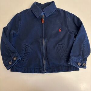 Polo Ralph Lauren boys' cotton poplin Bayport jacket in navy blue size 3T